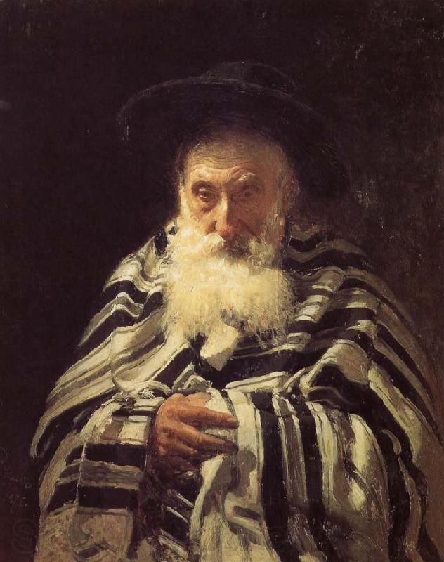 Ilia Efimovich Repin Great Jewish prayer France oil painting art